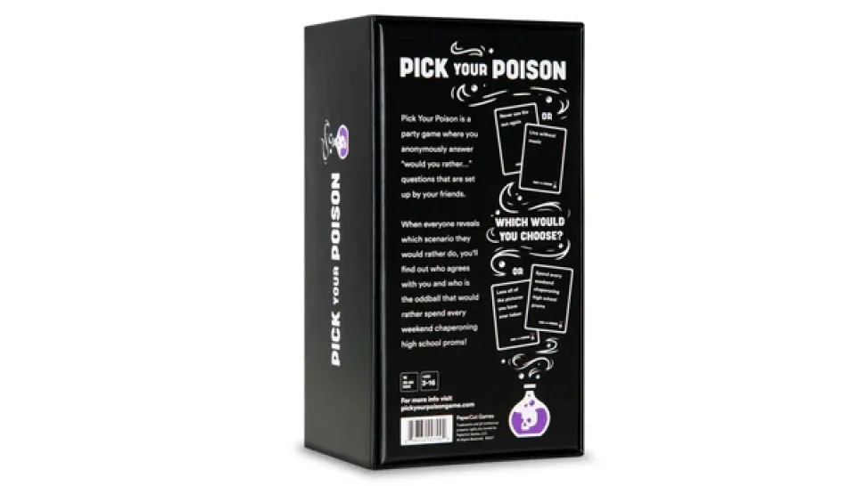 Dyce Games Partyspellen>Pick Your Poison - Partyspel
