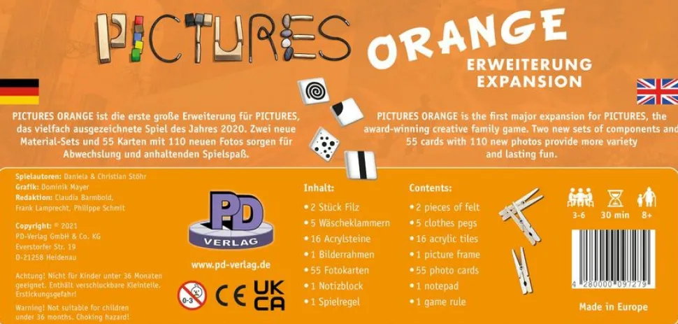 Matagot Samenwerking Bordspel>Pictures Orange Expansion - Nl/Fr