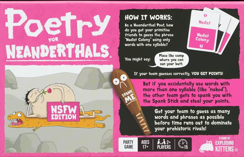 Exploding Kittens Exploding Kittens>Poetry For Neanderthals Nsfw