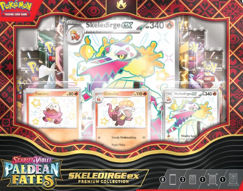 Pokemon USA Pokemon Series>Pokemon Paldean Fates - Premium Collection Skeledirge