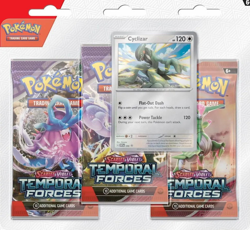 Pokemon USA Pokemon Series>Pokemon Temporal Forces Booster Blister - Cyclizar