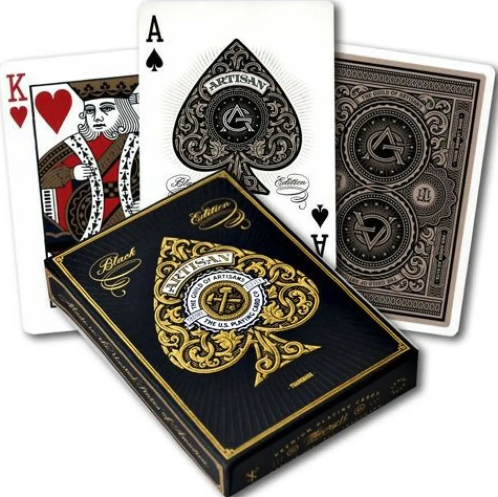 Bicycle Playing Cards Speelkaarten>Pokerkaarten Bicycle Artisan Black Premium