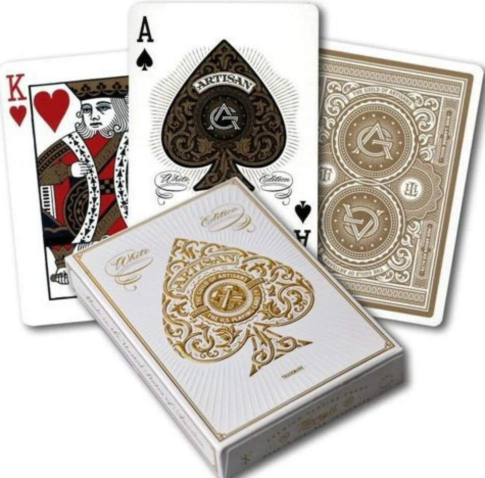 Bicycle Playing Cards Speelkaarten>Pokerkaarten Bicycle Artisan White Premium