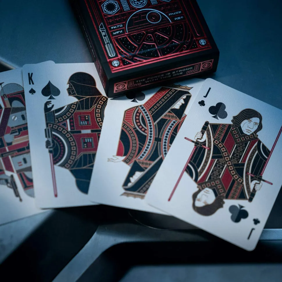 Bicycle Playing Cards Speelkaarten>Pokerkaarten Bicycle Star Wars - Dark Side (Red)