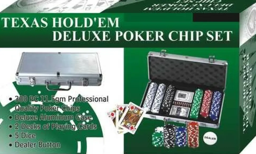 Hot Games Roulette / Poker>Pokerkoffer 300 Dice-Fisches
