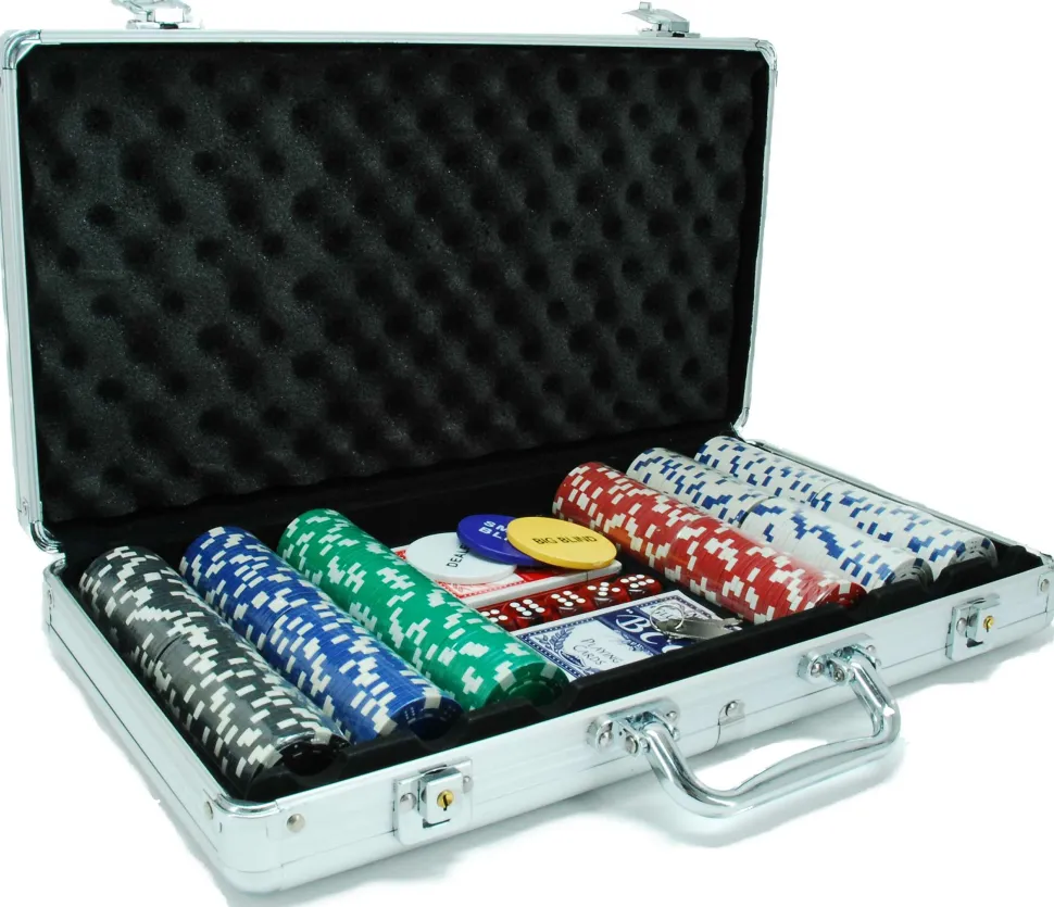 Hot Games Roulette / Poker>Pokerkoffer 300 Dice-Fisches