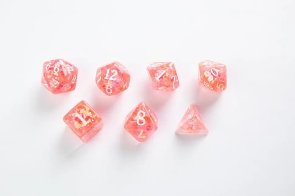 Gamegenic Dobbelstenen>Polydice Set Candy Series - Peach