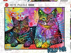 Heye Puzzle 1000 Stukjes>Puzzel Devoted 2 Cats - 1000 Stukjes