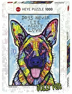 Heye Puzzle 1000 Stukjes>Puzzel Dogs Never Lie - 1000 Stukjes