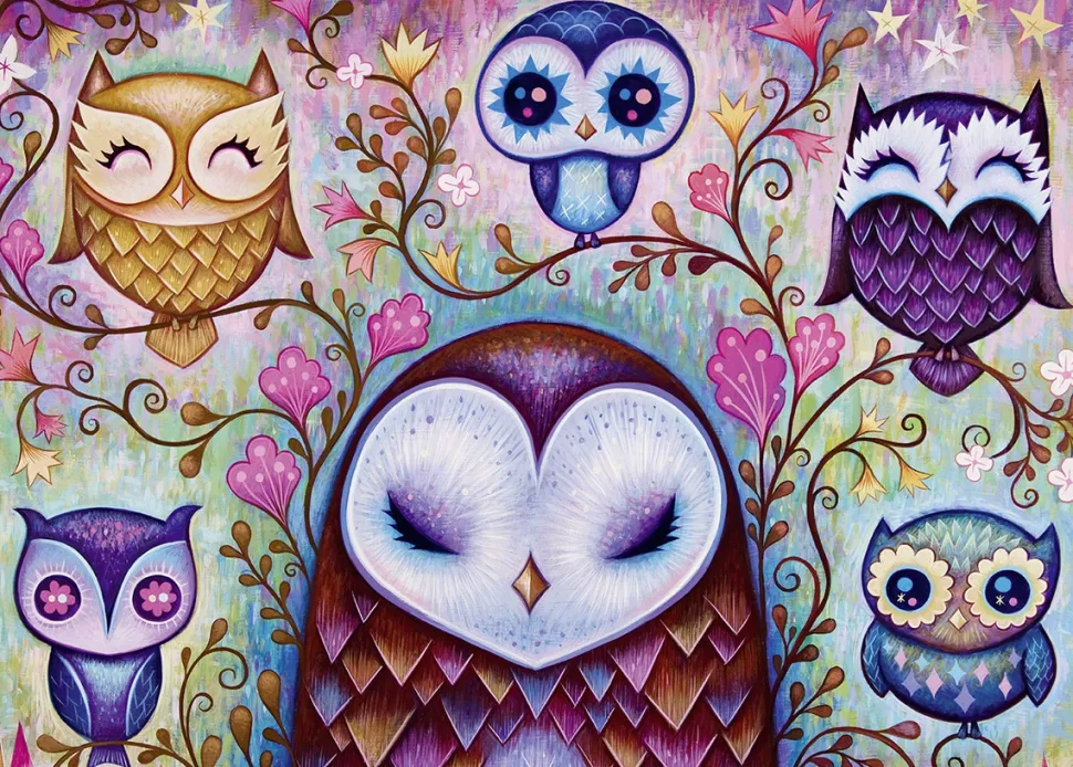 Heye Puzzle 1000 Stukjes>Puzzel Great Big Owl - 1000 Stukjes