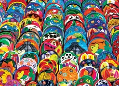 Eurographics 1000 Stukjes>Puzzel: Mexican Ceramic Plates (1000)