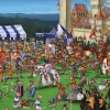 Piatnik 1000 Stukjes>Puzzel Riddertoernooi Comic - 100 Stukjes
