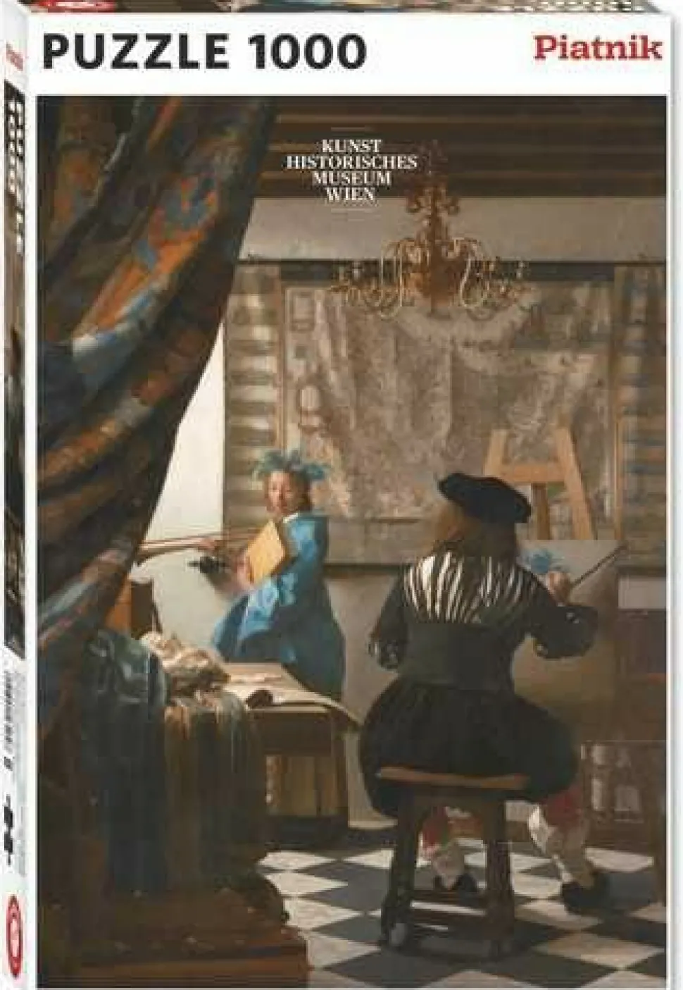 Piatnik 1000 Stukjes>Puzzel Vermeer, Schilderkunst - 1000 Stukjes