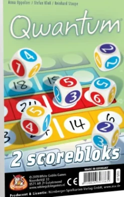 White Goblin Games Dobbelspellen>Qwantum Bloks (Extra Scorebloks)