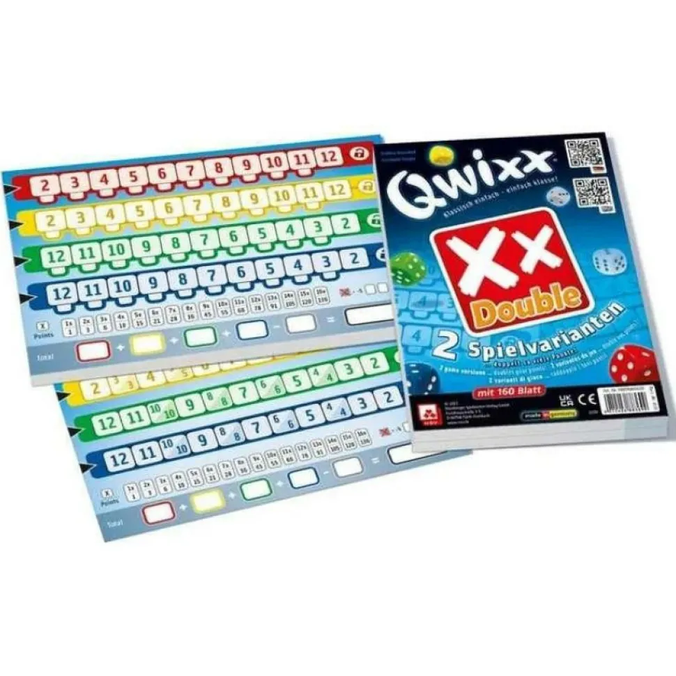 White Goblin Games Dobbelspellen>Qwixx Dubbel Scoreblok
