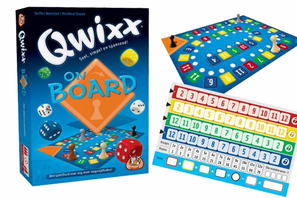 White Goblin Games Dobbelspellen>Qwixx On Board - Dobbelspel