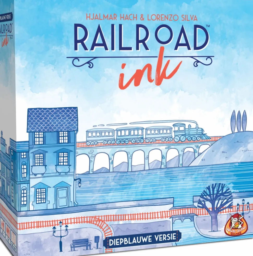 White Goblin Games Dobbelspellen>Railroad Ink (Diepblauwe Versie) - Dobbelspel