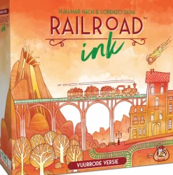 White Goblin Games Dobbelspellen>Railroad Ink (Vuurrode Versie) - Dobbelspel