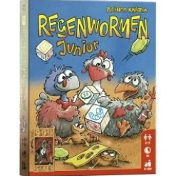 999 Games Kinderspellen>Regenwormen Junior - Dobbelspel