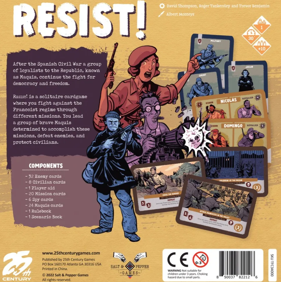 salt & pepper games Reisspellen>Resist!