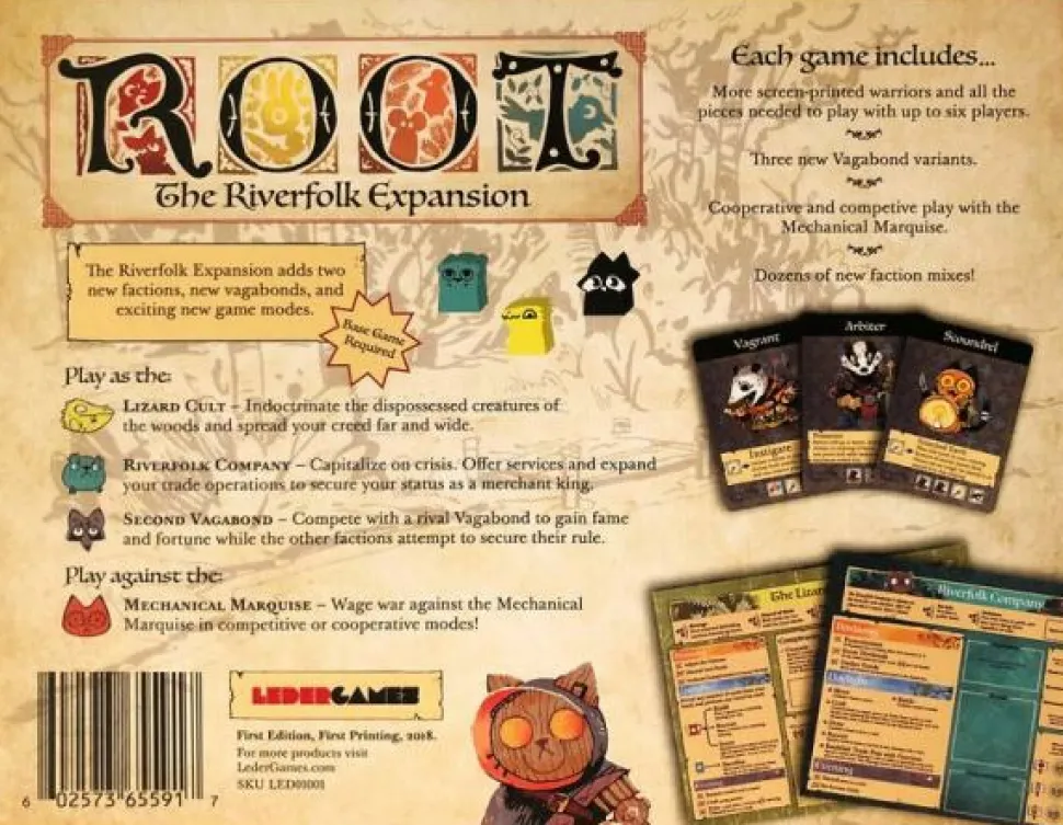 Leder Games Expert Spellen>Root: Riverfolk Expansion