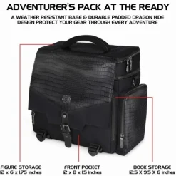 Enhance Gaming Dungeons And Dragons Bag>Rpg Adventurer'S Bag Collector'S Edition (Black)