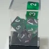 Spellehuis Dobbelstenen>Rpg Dice Set (7) Double Transparant Groen/Paars