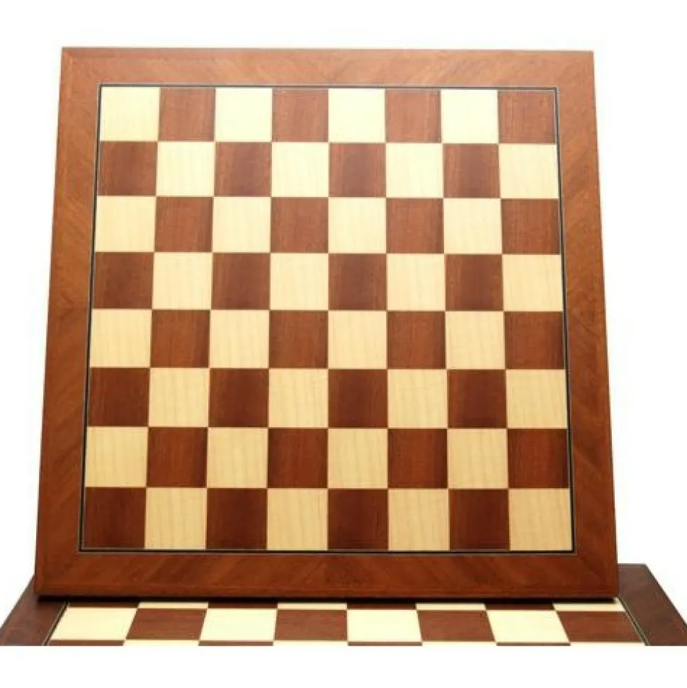 Hot Games Schaakborden>Schaakbord Mahonie/Ahorn 45Cm