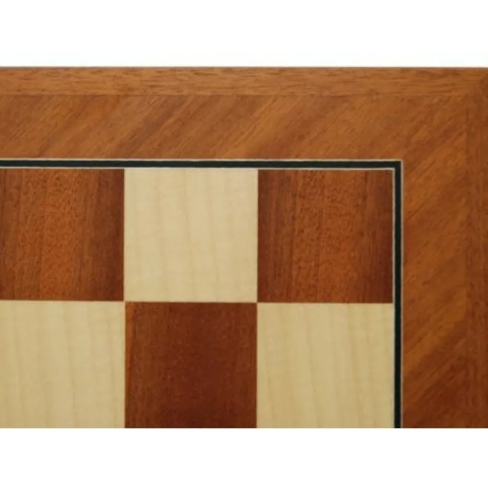 Hot Games Schaakborden>Schaakbord Mahonie/Ahorn 45Cm