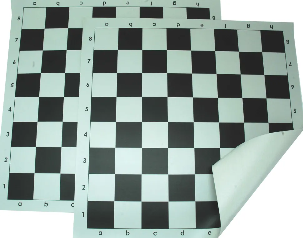Hot Games Schaakborden>Schaakbord Vinyl Oprolbaar (55 Mm)