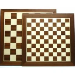 Hot Games Dammen>Schaak-/Dambord Mahonie/Ahorn 44 Cm