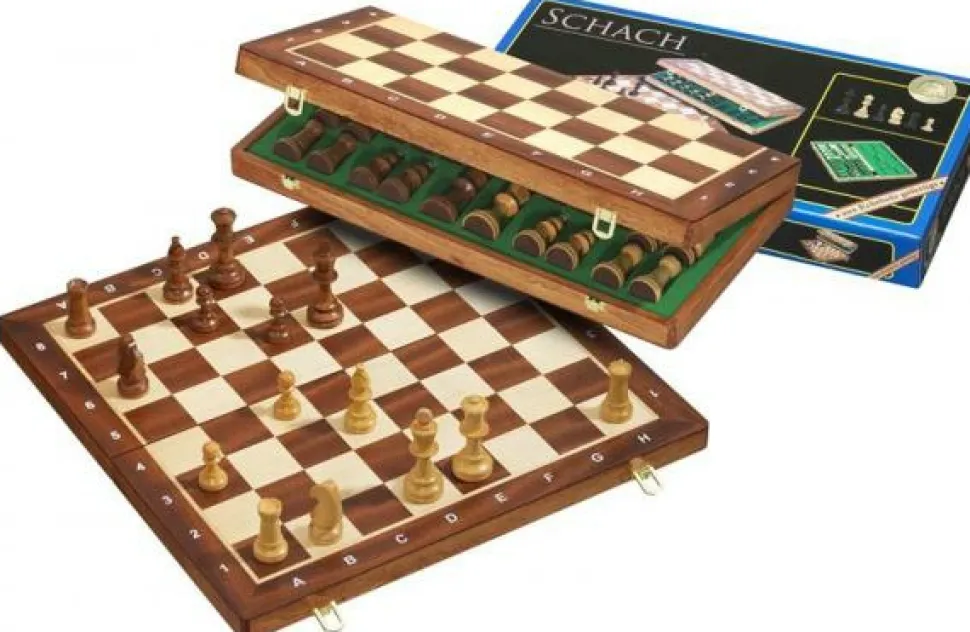 Philos Schaaksets>Schaakset: Kassette De Luxe
