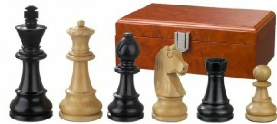 Philos Schaakstukken>Schaakstukken: Ludwig Xiv, Koningshoogte 83 Mm.
