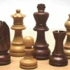 Hot Games Schaakstukken>Schaakstukken Palm-Palisander Mt.6 (Verzwaard)