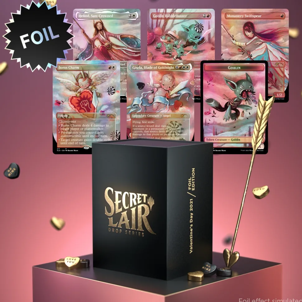 Wizards of the Coast Secret Lair>Secret Lair Drop Series: Valentine'S Day 2021 Foil Edition