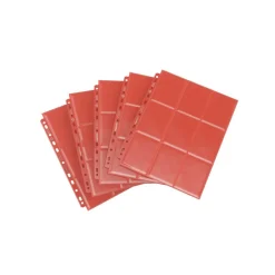 Gamegenic Opbergmappen>Sideloading 18-Pocket Pages Pack Red (10)