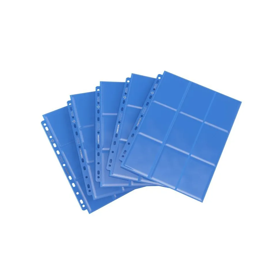 Gamegenic Opbergmappen>Sideloading 18-Pocket Pages Display Blue (50)