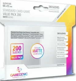 Gamegenic Sleeves (Standard Size)>Sleeves: Matte Standard Value Pack (200)