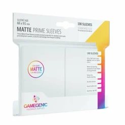 Gamegenic Sleeves (Standard Size)>Sleeves: Pack Matte Prime White (100)