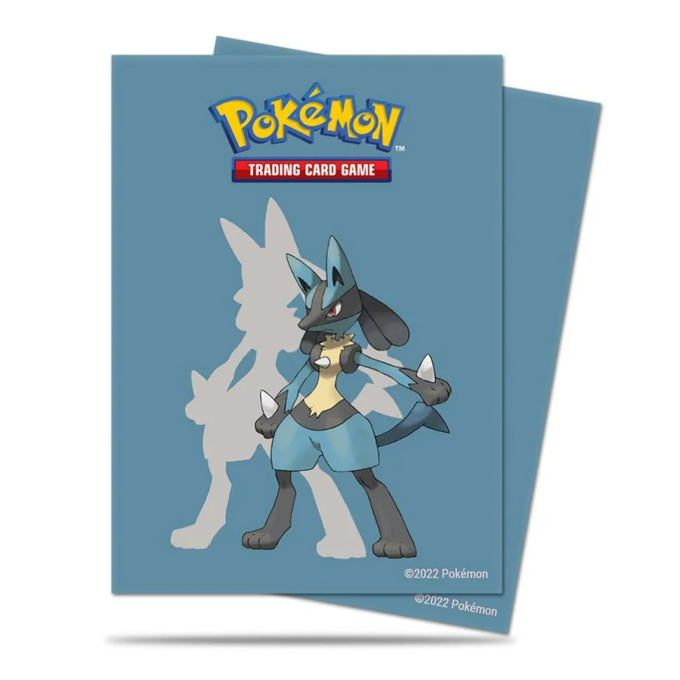 Ultra Pro Sleeves (Standard Size)>Sleeves: Pokemon Lucario (65Ct)