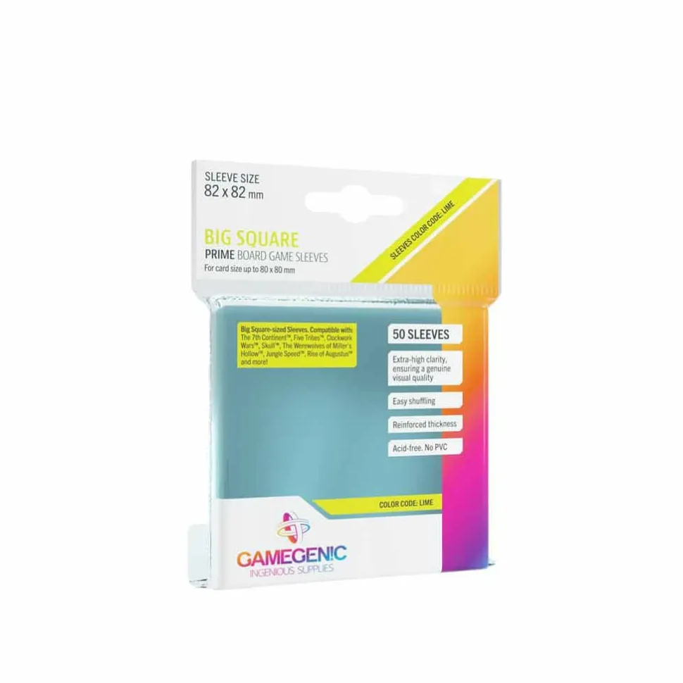 Gamegenic Bordspel Hoesjes>Sleeves: Prime Big Square-Sized 82X82Mm (50)