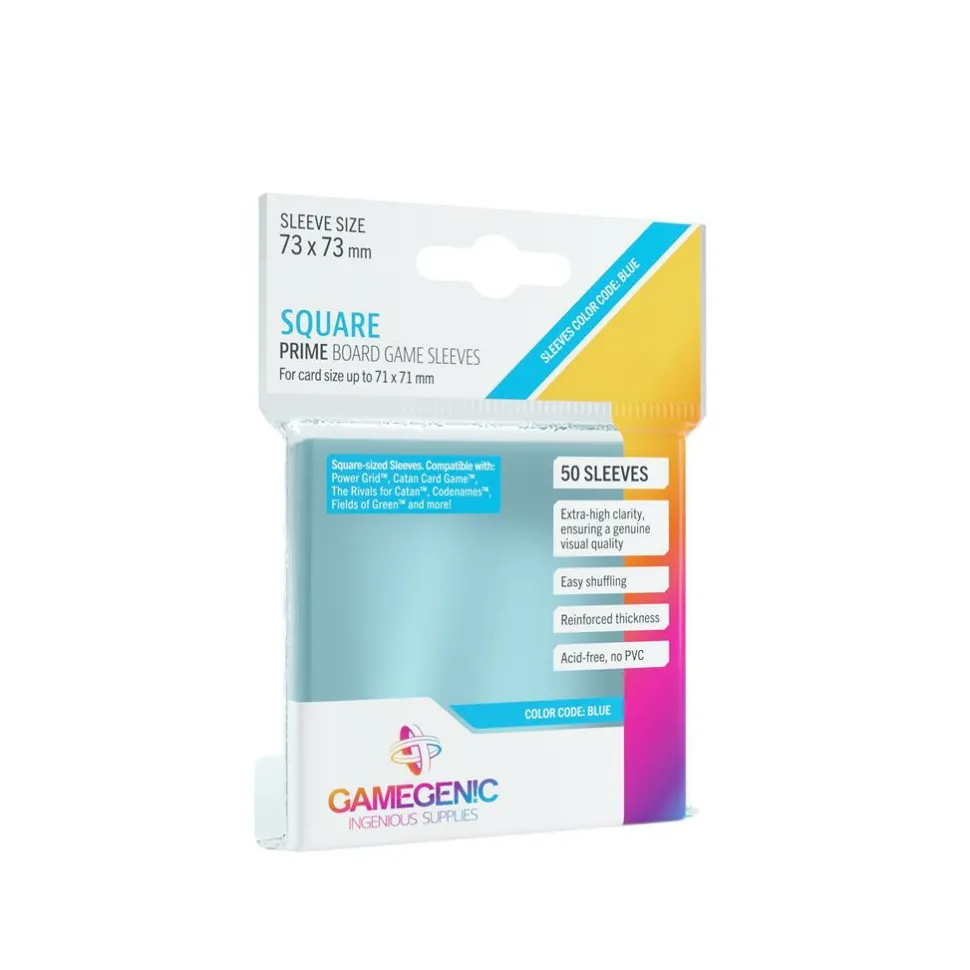 Gamegenic Bordspel Hoesjes>Sleeves: Prime Square-Sized 73X73Mm (50)