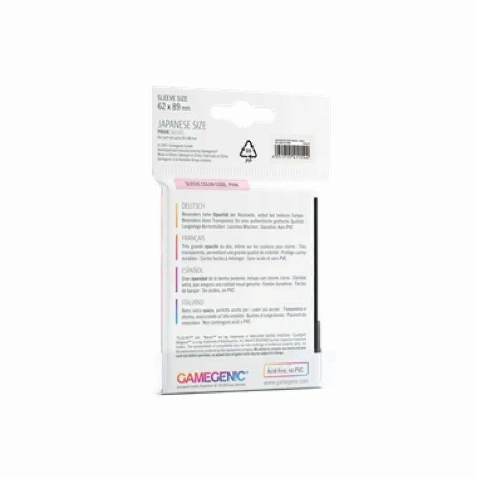 Gamegenic Sleeves (Small Cards)>Sleeves Small (62X89) - Black