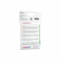 Gamegenic Sleeves (Small Cards)>Sleeves Small (62X89) - Green