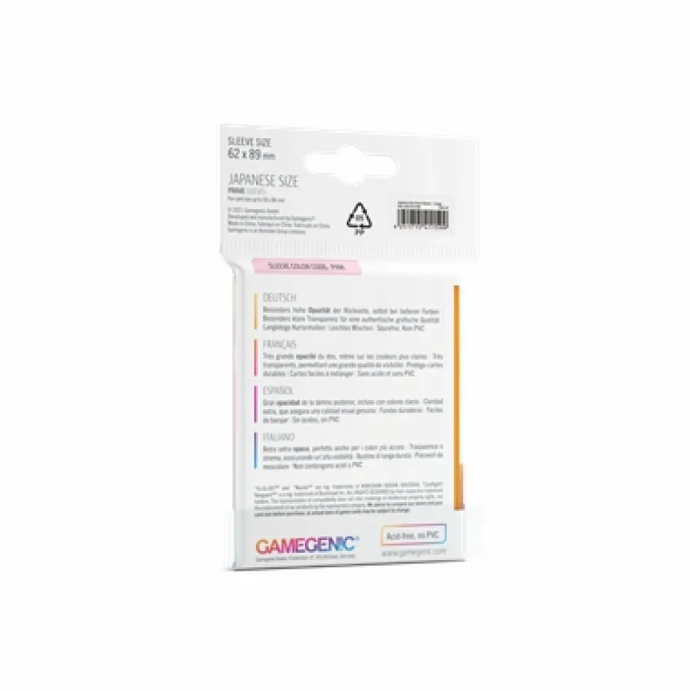 Gamegenic Sleeves (Small Cards)>Sleeves Small (62X89) - Orange