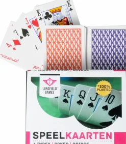 Longfield Games Speelkaarten>Speelkaartenset 100 % Kunststof