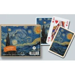 Piatnik Speelkaarten>Speelkaarten-Set Van Gogh Starry Night