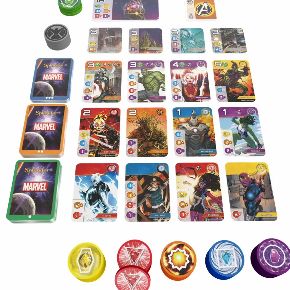 Space Cowboys Kaartspellen>Splendor Marvel - Kaartspel