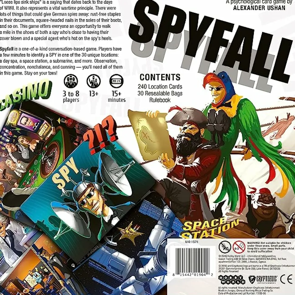Cryptozoic Partyspellen>Spyfall