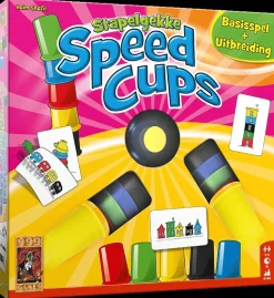 999 Games Kaartspellen>Stapelgekke Speedcups 6 Spelers - Actiespel